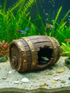 Barril Quebrado 3D - Abrigo para Pets, Terrários e Aquários 4t3t3t